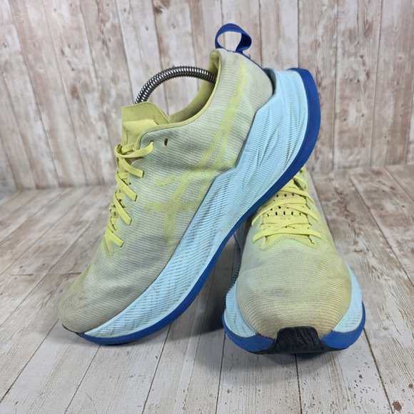 ASICS Gel-Kayano 30 Men's Running Shoes Yellow Blue FF Turbo Size 10 - Picture 5 of 8